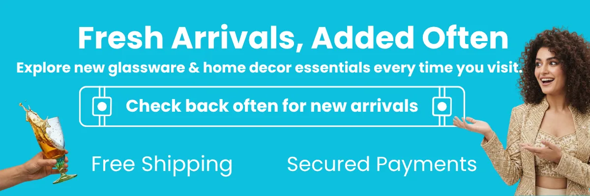 Stunning Premium Glassware and Home Decor Essentials at Crockery Bazar with Free Shipping