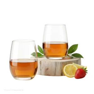 Premium whiskey glasses set of 6 by Nadir Figueiredo Dubai model 460ml lightweight Brazilian glass tumblers.