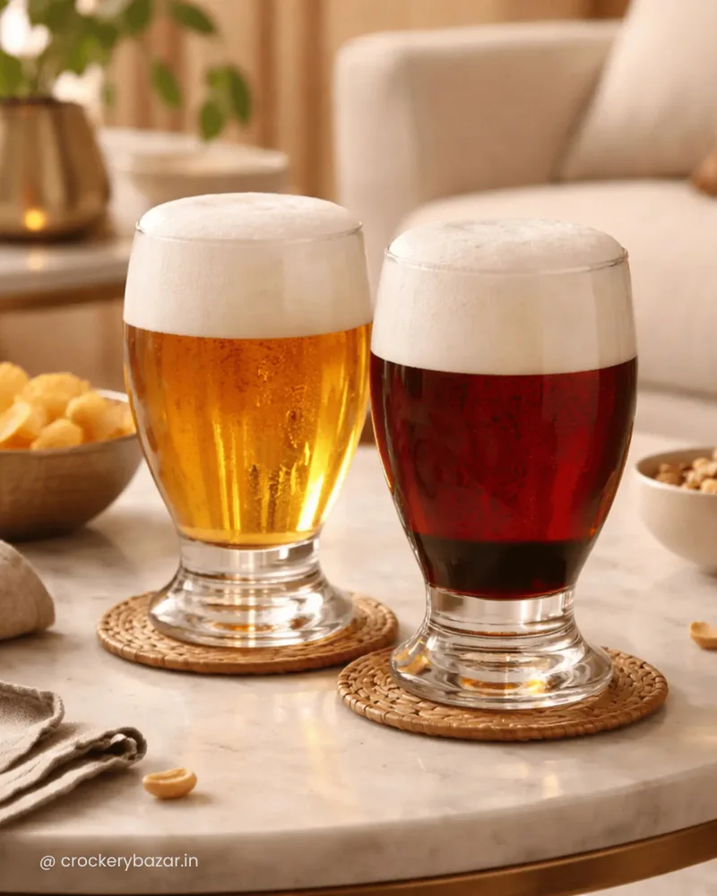 360 ml beer glasses for home entertaining