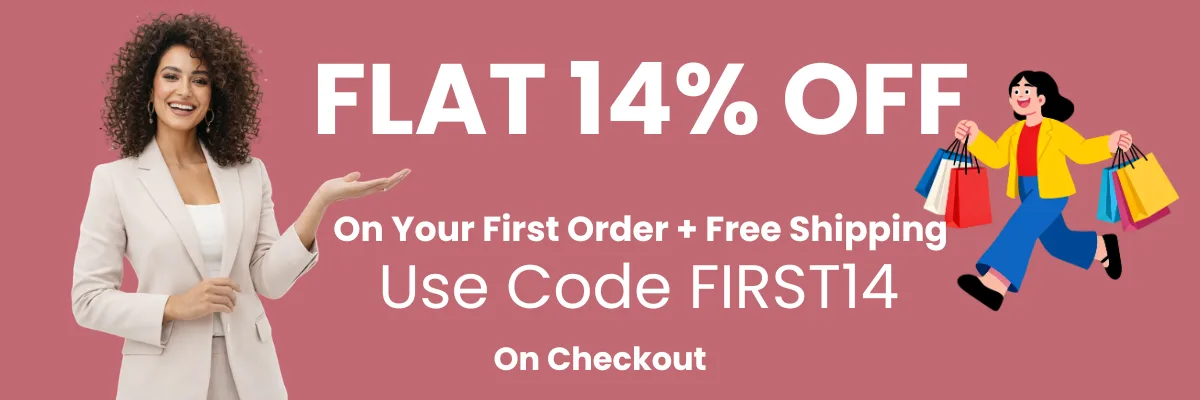 14 percent discount on first order with free shipping at Crockery Bazar using FIRST14 coupon code